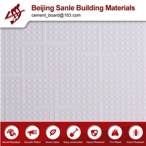 Fiber Cement ,Fire and Water Resistant Calcium Silicate Sheet in Size 603*603mm or 595*595mm