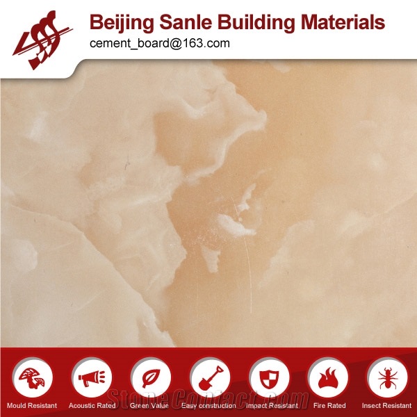 Luxurious Multi-Color Vivid Texture Imitation Fiber Cement Board Tiles & Slabs
