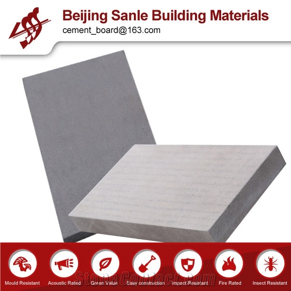 On Promotion White Color Fiber Cement Calcium Silicate Panel for Wall Partition and Ceiling