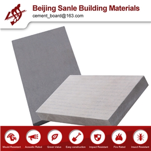 On Promotion White Color Fiber Cement Calcium Silicate Panel for Wall Partition and Ceiling