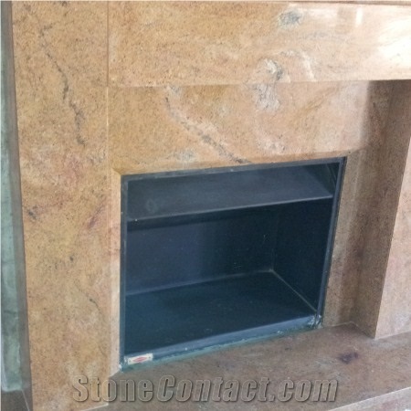 Namib Desert Granite Fireplace