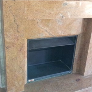 Namib Desert Granite Fireplace