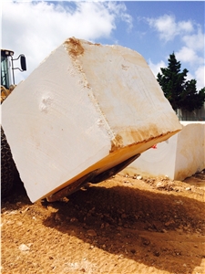 Turcomer Beige Marble Blocks, Levadia Beige Marble Blocks