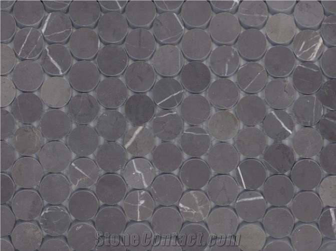 Athens Grey Round Mosaic