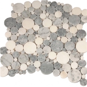 Athens Grey Round Mosaic