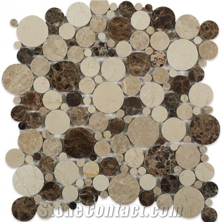 Athens Grey Round Mosaic