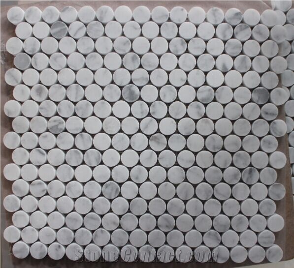 Athens Grey Round Mosaic