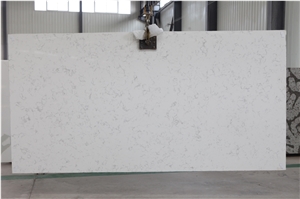 China White Quartz Stone Countertops Surface Slabs