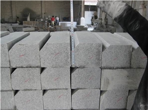 Stone Granite Table, White Natanz Granite Iran Kerbstone