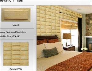 India Beige Sandstone Slab , Tiles, Mosaics