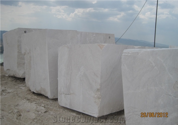 Queen Beige Marble Blocks, Slabs