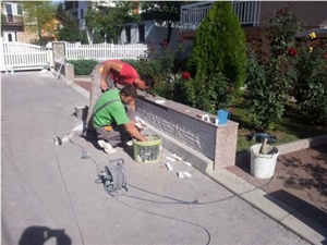 Romanit Sandstone Exposed Wall Stone