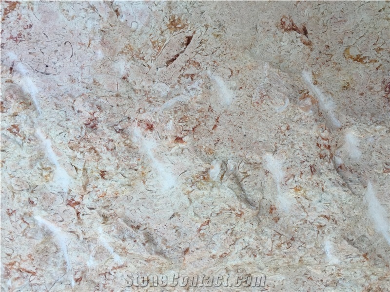 Hallabat Royal Rose Light Limestone Tiles & Slabs, Pink Limestone Jordan