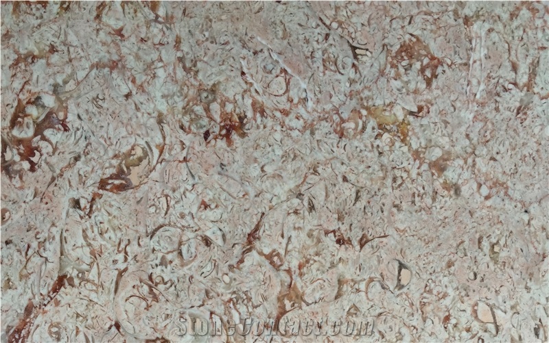 Pink Halabat Jordan, Hallabat Royal Rose Light Limestone Tiles & Slabs
