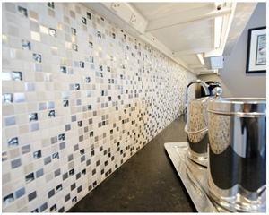 Stargate Cosmos Granite Kitchen Installation and Mosaic Backsplash
