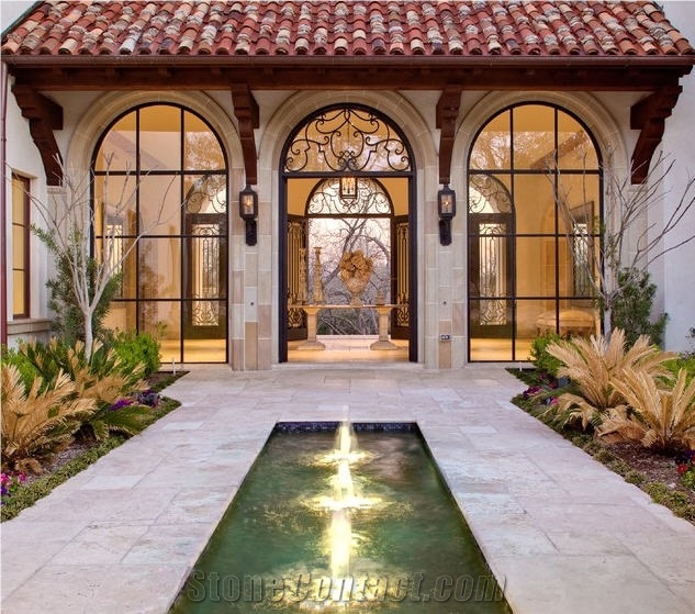 Fiorito Travertine Grand Versailles Exterior Pattern