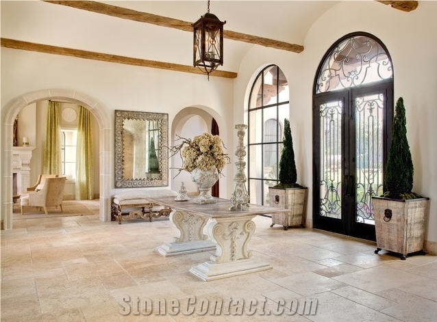Fiorito Travertine Grand Versailles Pattern