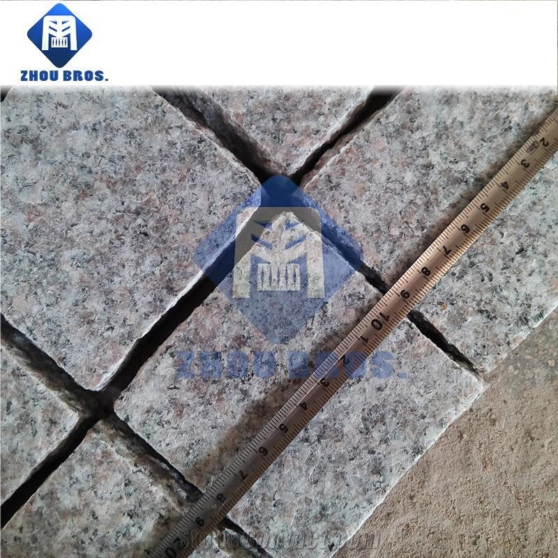 Cherry Flower Red Granite/ China G636 Pink Granite Cube Stone for Landscape