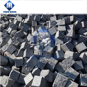 China Grey Granite G603, Cubes Stone,Paving Stone,Roud Pavers,Cobble Stone, Floor Covering,Steeping Pavements