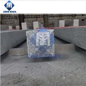 China Grey Granite G603, Natural Stone, Flamed Railings Handrail Balustrades, Baluster