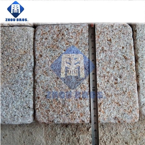 Flamed Yellow Granite G682/G3582 Rolling Stone/Cube Stone,G1682,G 682,Rusty Yellow,Giallo Rusty,Yellow Rust Granite,Desert Gold,Giallo Fantasia,Giallo Ming,Ming Gold,Giallo Padang
