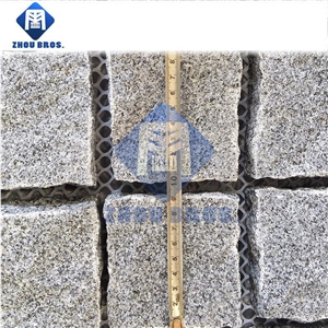 Naturel Granite Stone G654/G3504 Sesame Grey Cube Stone for Paving Road