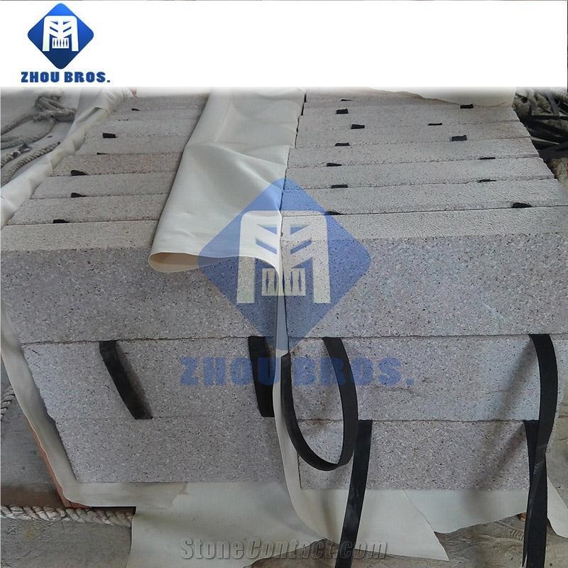 Yellow Granite G682/G3582 Flamed Kerbstone/Side Stone