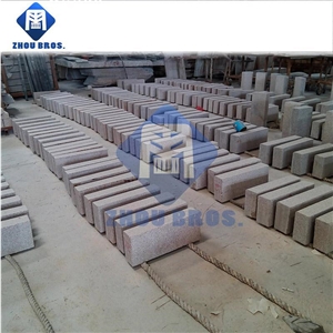 Yellow Granite G682/G3582 Flamed Kerbstone/Side Stone