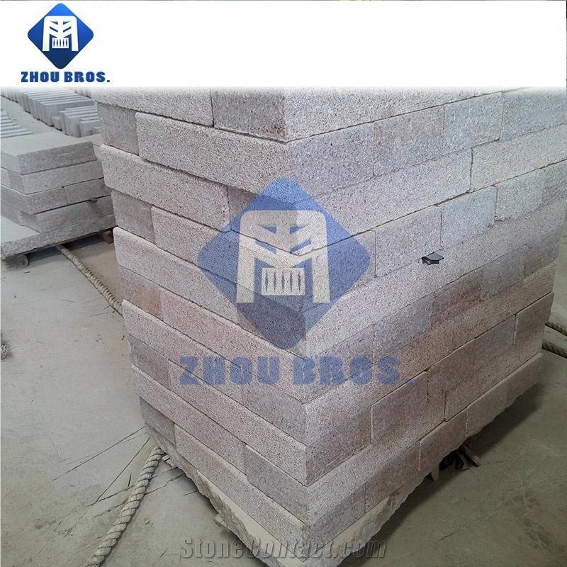 Yellow Granite G682/G3582 Flamed Kerbstone/Side Stone