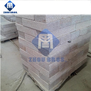 Yellow Granite G682/G3582 Flamed Kerbstone/Side Stone