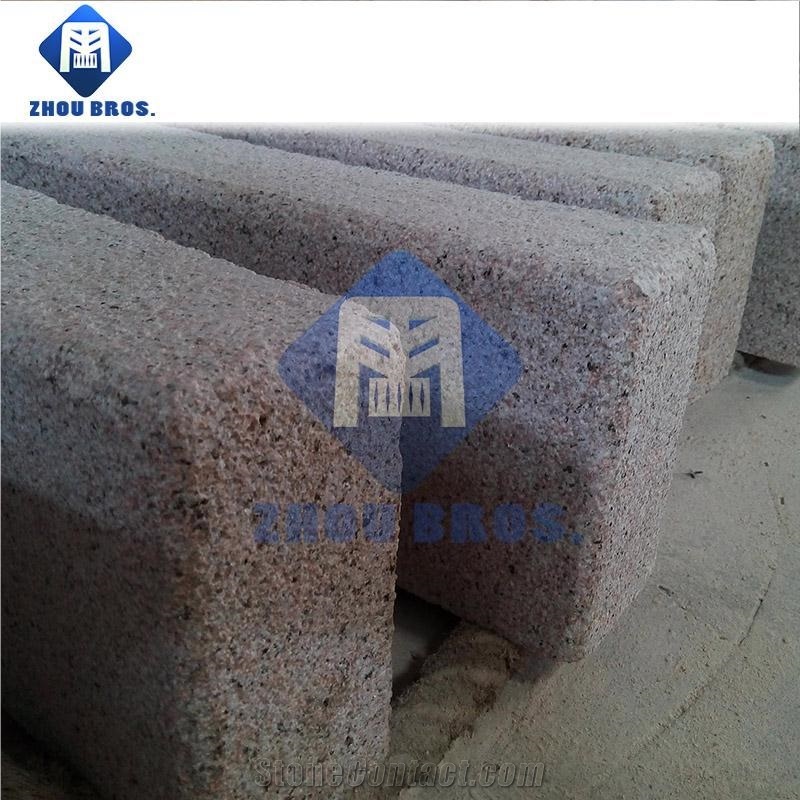 Yellow Granite G682/G3582 Flamed Kerbstone/Side Stone