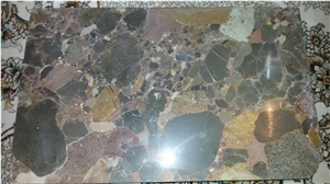 Dark Green Emperador Marble Tiles & Slabs Iran