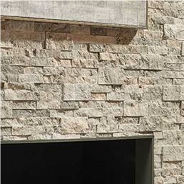 Hd Silver Panel( Not Filed), Afyon Silver Travertine Mosaic