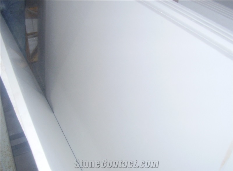 Thassos Snow White Marble Tiles & Slabs, White Polished Marble Floor Tiles, Wall Tiles Greece