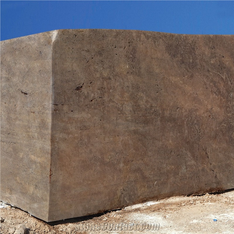 Autumn Travertine Blocks, Noce Travertine Blocks