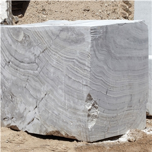 Fantastic Silver Travertine Blocks