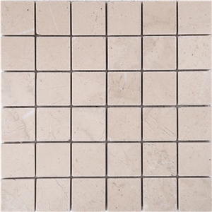 Latte Beige Marble Mosaic