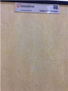 Seabed Gold Limestone Slabs, Tiles
