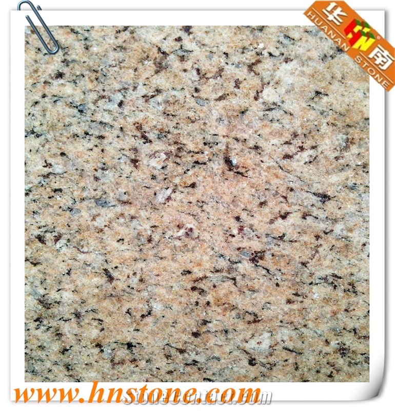Golden Yellow Granite Wall Cladding Tile & Slab