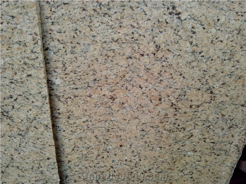 Golden Yellow Granite Wall Cladding Tile & Slab