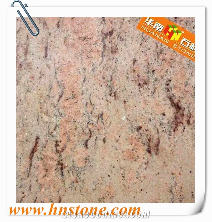 Sivakasi Pink Granite Tile & Slabs, Wall Tile for Wall Design & Decoration