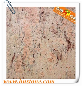 Sivakasi Pink Granite Tile & Slabs, Wall Tile for Wall Design & Decoration