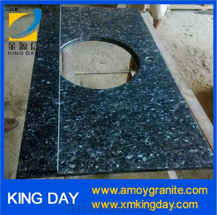 Blue Pearl Granite Bathroom Vanity Tops,Blue Pearl Granite Vanity Top,Blue Pearl Granite Countertop Vanity Tops,Blue Pearl Table Top