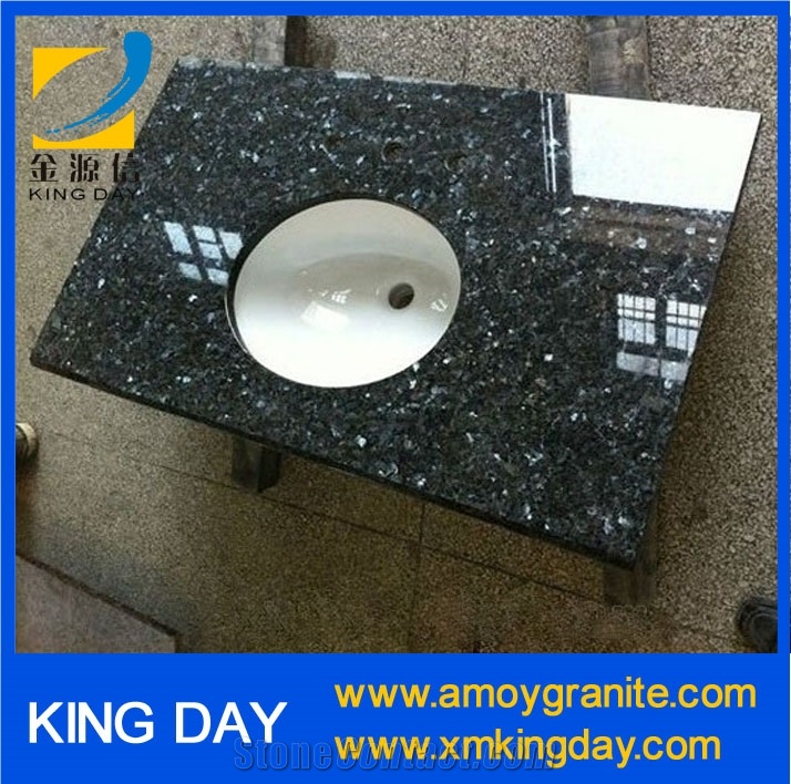Blue Pearl Granite Bathroom Vanity Tops,Blue Pearl Granite Vanity Top,Blue Pearl Granite Countertop Vanity Tops,Blue Pearl Table Top
