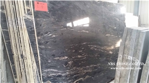 Black Cosmic Granite Tiles & Slabs, Brazilian Black Granite Black Cosmic Granite Tiles & Slabs, Brazilian Black Granite