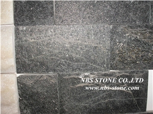 China Black Granite Mushroom Stone Wall Cladding, Chinese Natural Cultured Stone