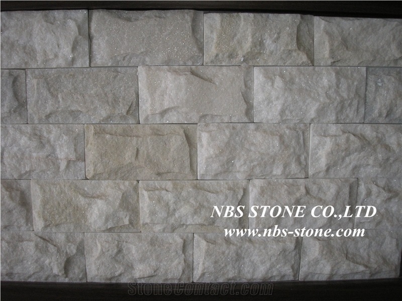 China Black Granite Mushroom Stone Wall Cladding, Chinese Natural Cultured Stone