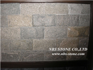 China Black Granite Mushroom Stone Wall Cladding, Chinese Natural Cultured Stone