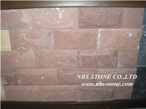 China Black Granite Mushroom Stone Wall Cladding, Chinese Natural Cultured Stone