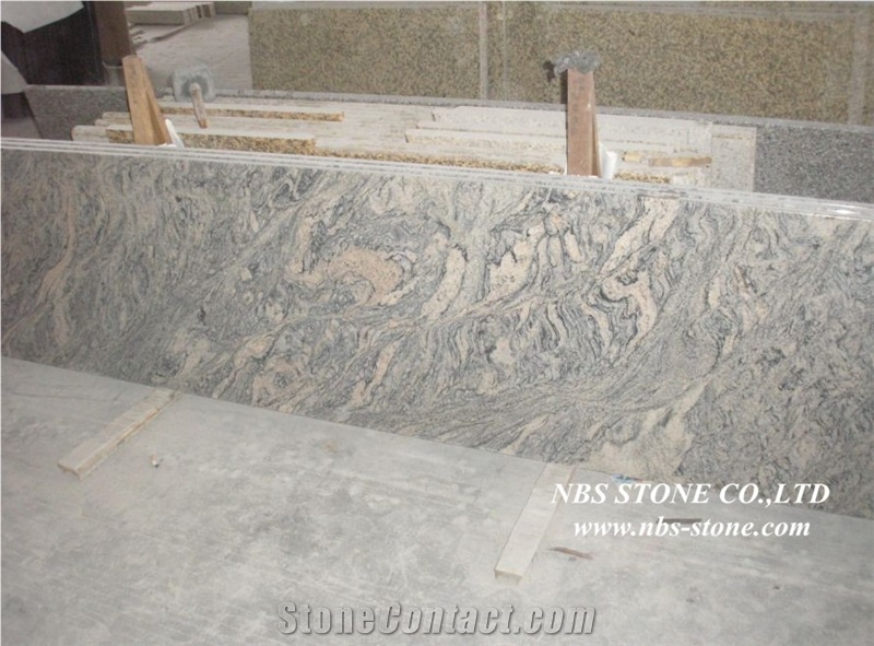 China Juparana Colombo Granite Countertop,Kitchen Desk Tops